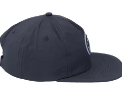 Scout Rubber Patch Black Wrinkled Strapback - Herschel