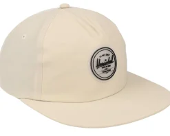 Scout Rubber Patch Moonbeam Wrinkled Strapback - Herschel