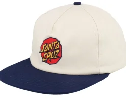 Scratched Dot Calico/Deep Cobalt Snapback - Santa Cruz