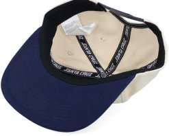 Scratched Dot Calico/Deep Cobalt Snapback - Santa Cruz