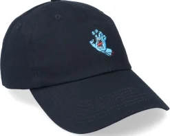 Screaming Mini Hand Black Dad Cap - Santa Cruz