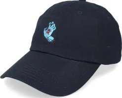 Screaming Mini Hand Black Dad Cap - Santa Cruz