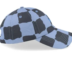 Screaming Mini Hand Dusty Blue Check Dad Cap - Santa Cruz