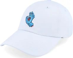 Screaming Mini Hand Light Grey Dad Cap - Santa Cruz