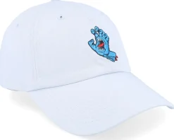 Screaming Mini Hand Light Grey Dad Cap - Santa Cruz