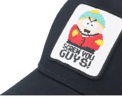 Screw You Guys Cartman Patch Black Trucker - South Park