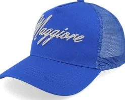 Script Blue A-Frame Trucker - Maggiore