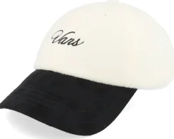 Script Curved Bill Jockey Marshmallow Dad Cap - Vans
