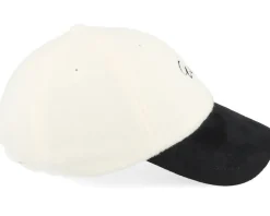 Script Curved Bill Jockey Marshmallow Dad Cap - Vans