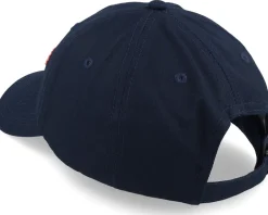 Script Embroidery Baseball Cap Dark Navy Dad Cap - Lyle & Scott
