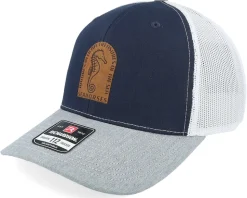 Sea Horse 112 Tri Navy/White/Heather Grey Trucker - Iconic