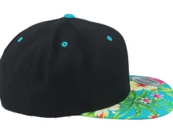 Sea Horse Hawaiian Black/Aqua Snapback - Iconic