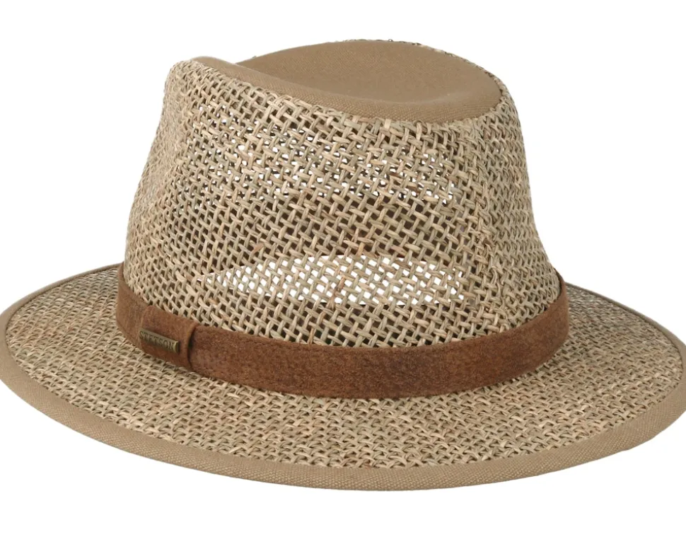 Seagrass Traveller Beige/Brown Straw - Stetson