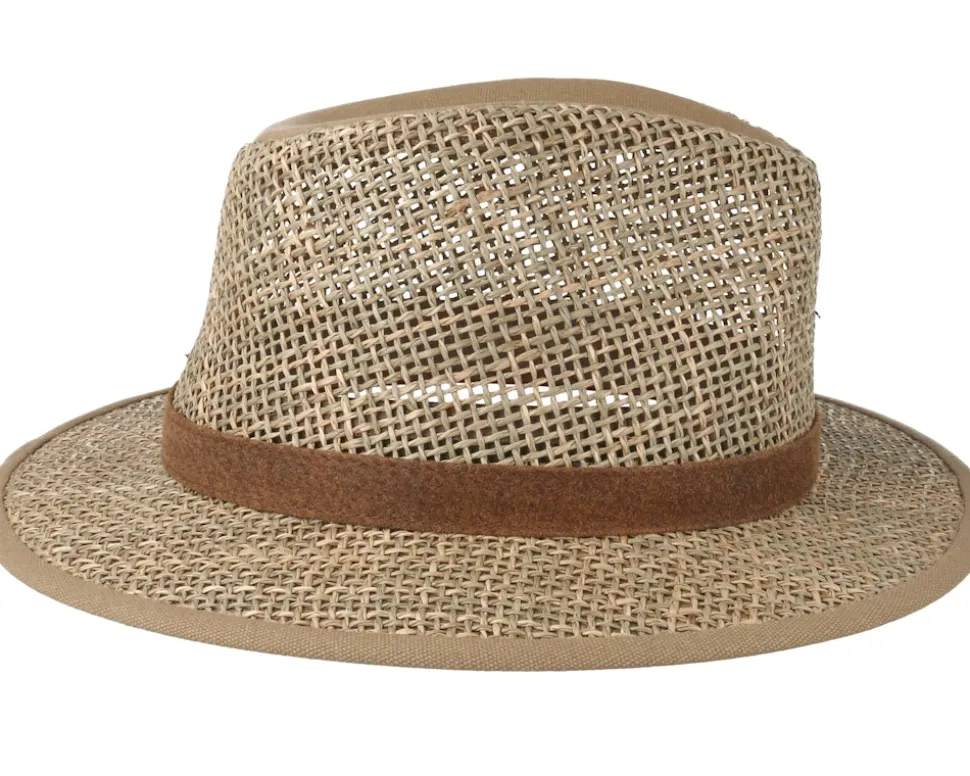 Seagrass Traveller Beige/Brown Straw - Stetson