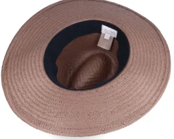 Seaside Sun Hat Brown Straw Hat - Brixton