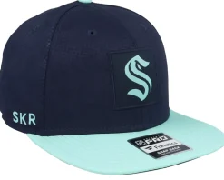 Seattle Kraken Authentic Pro Game&Train Traditional Navy Snapback - Fanatics