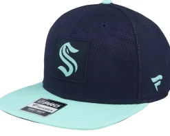 Seattle Kraken Authentic Pro Game&Train Traditional Navy Snapback - Fanatics