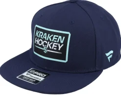 Seattle Kraken Authentic Pro Prime Navy Snapback - Fanatics