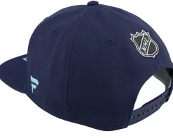 Seattle Kraken Authentic Pro Prime Navy Snapback - Fanatics