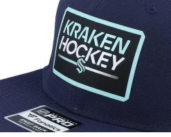 Seattle Kraken Authentic Pro Prime Navy Snapback - Fanatics