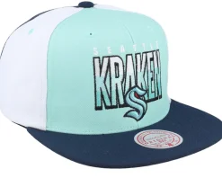Seattle Kraken Billboard 2 Blue/Teal Snapback - Mitchell & Ness