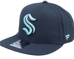Seattle Kraken Core Athl Navy Snapback - Fanatics