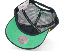 Seattle Kraken Gold Leaf Black Trucker - Mitchell & Ness