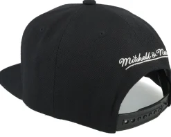 Seattle Kraken Line Work Black Snapback - Mitchell & Ness