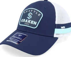 Seattle Kraken Navy/Icy Blue Trucker - Fanatics