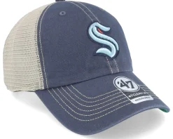 Seattle Kraken NHL Trawler Clean Up Vintage Navy Trucker - 47 Brand