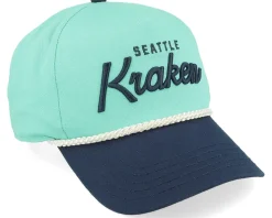 Seattle Kraken Roscoe Tiffany Blue/Navy Adjustable - American Needle
