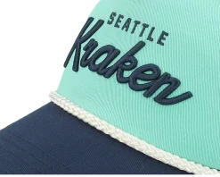 Seattle Kraken Roscoe Tiffany Blue/Navy Adjustable - American Needle