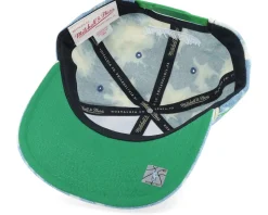 Seattle Supersonics Acid Wash Blue Snapback - Mitchell & Ness