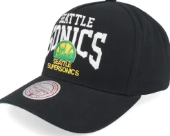 Seattle Supersonics Big Time Pro Black A-frame Adjustable - Mitchell & Ness