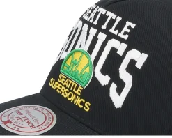 Seattle Supersonics Big Time Pro Black A-frame Adjustable - Mitchell & Ness