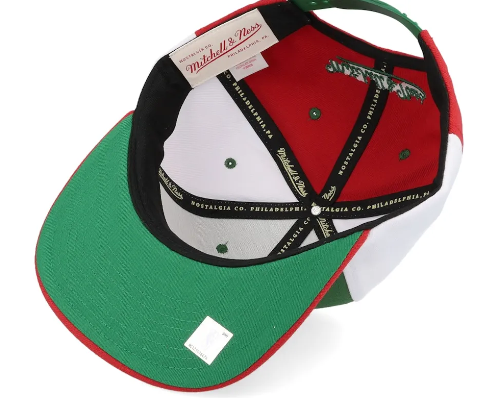 Seattle Supersonics Billboard 2 Hwc Green/Red Snapback - Mitchell & Ness