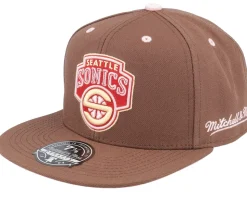 Seattle Supersonics Brown Sugar Bacon Fitted - Mitchell & Ness