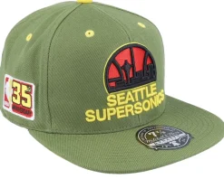 Seattle Supersonics Dusty Olive Fitted - Mitchell & Ness