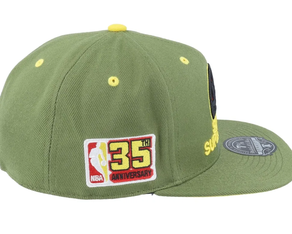 Seattle Supersonics Dusty Olive Fitted - Mitchell & Ness