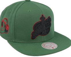 Seattle Supersonics Logo Eclipse Green Snapback - Mitchell & Ness