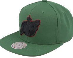 Seattle Supersonics Logo Eclipse Green Snapback - Mitchell & Ness