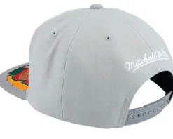 Seattle Supersonics Munch Time Hwc Grey Snapback - Mitchell & Ness
