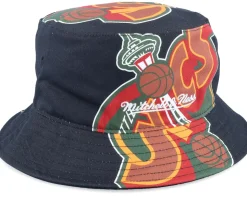Seattle Supersonics NBA Cut Up Black Bucket - Mitchell & Ness