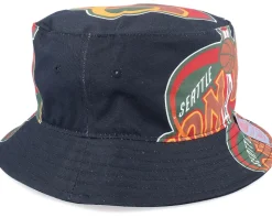 Seattle Supersonics NBA Cut Up Black Bucket - Mitchell & Ness
