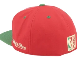 Seattle Supersonics Nightmare Red/Green Fitted - Mitchell & Ness