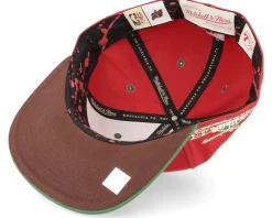 Seattle Supersonics Nightmare Red/Green Fitted - Mitchell & Ness