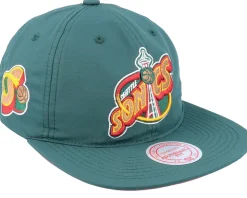 Seattle Supersonics Nylon Szn Deadstock Green Snapback - Mitchell & Ness
