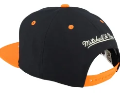 Seattle Supersonics Shattered Black/Orange Snapback - Mitchell & Ness