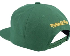 Seattle Supersonics Team Tagged Green Snapback - Mitchell & Ness
