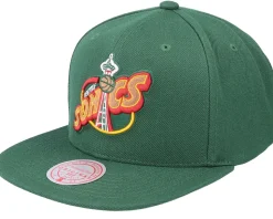 Seattle Supersonics Team Ground 2.0 Green Snapback - Mitchell & Ness